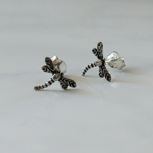 3/$25 Dragonfly Stud Earrings | 925 Silver - Picture 6 of 8
